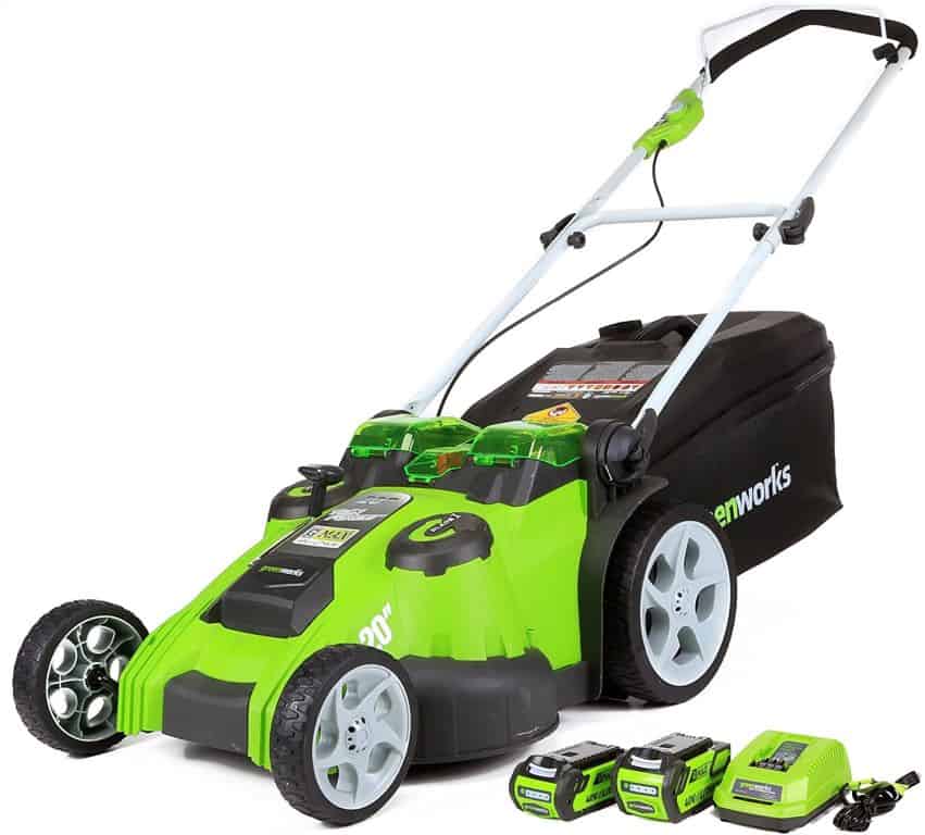 Greenworks cordless self propelled lawn mower